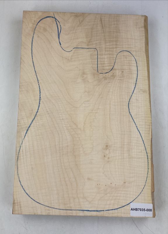 Body Sycamore, 1-pc.flamed, Unique Piece #008